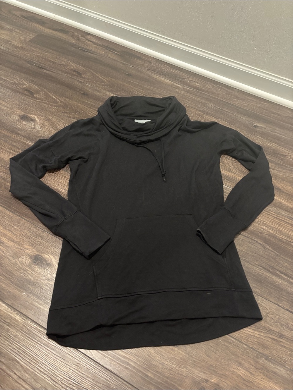 Athleta Black Cowl Neck Pullover Sweater